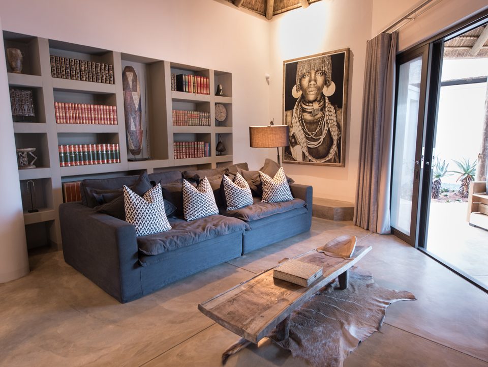 Villa Kudu Library & TV Room