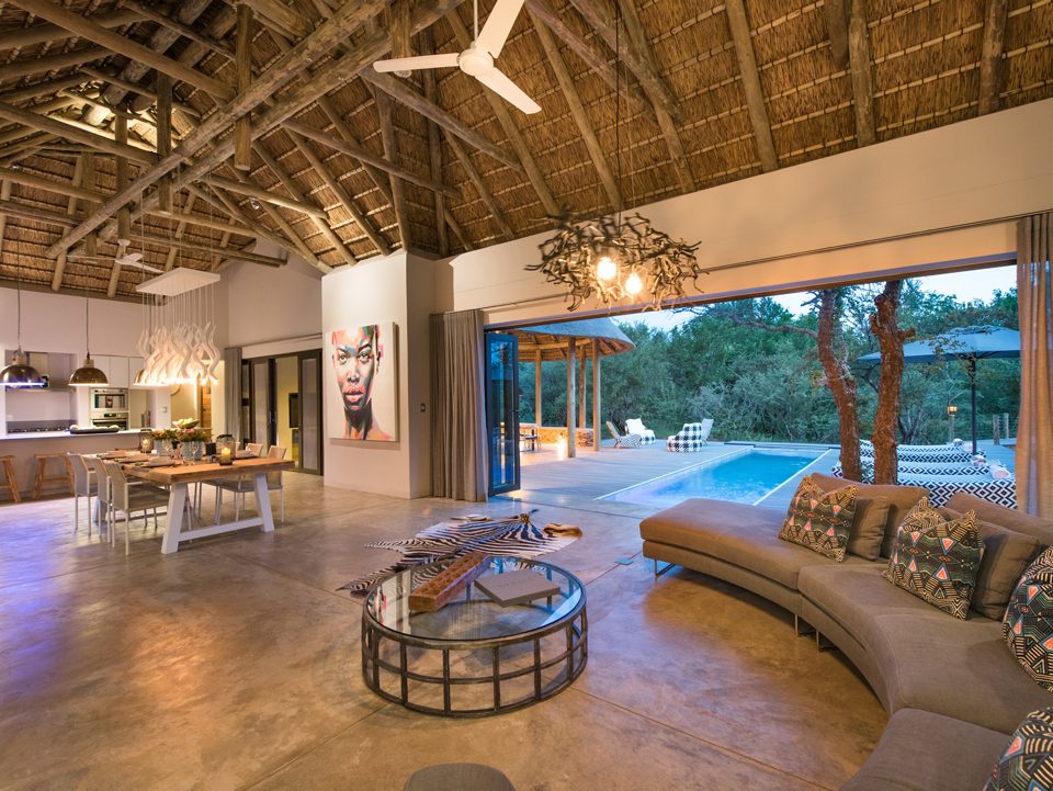 Villa Kudu Main living area