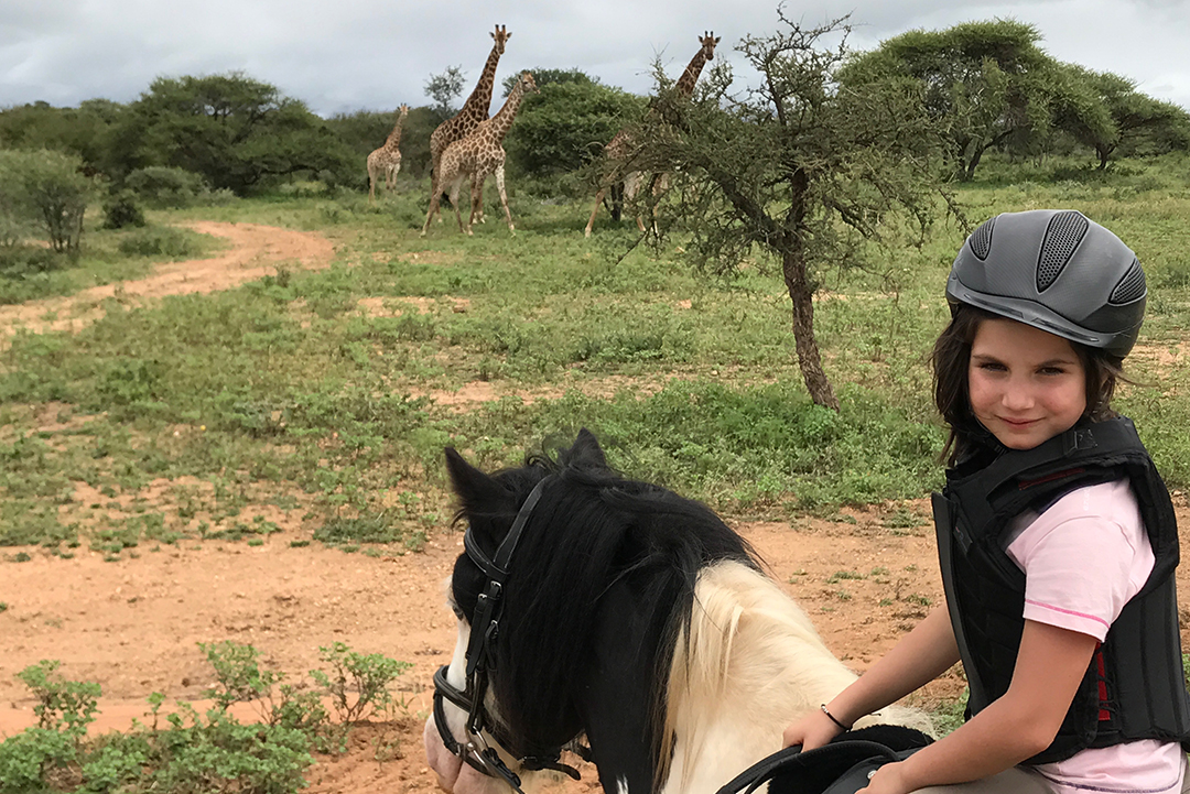 Horse riding at VIlla Kudu
